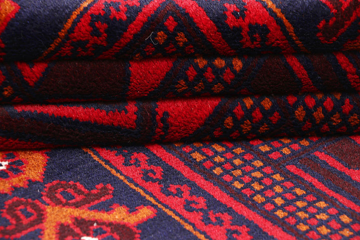 Firebrick Baluchi 3' 5 x 6' - No. 64337 - ALRUG Rug Store