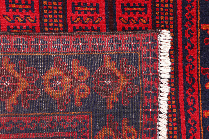 Firebrick Baluchi 3' 5 x 6' - No. 64337 - ALRUG Rug Store