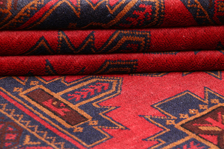 Firebrick Baluchi 3' 3 x 6' 3 - No. 64339 - ALRUG Rug Store