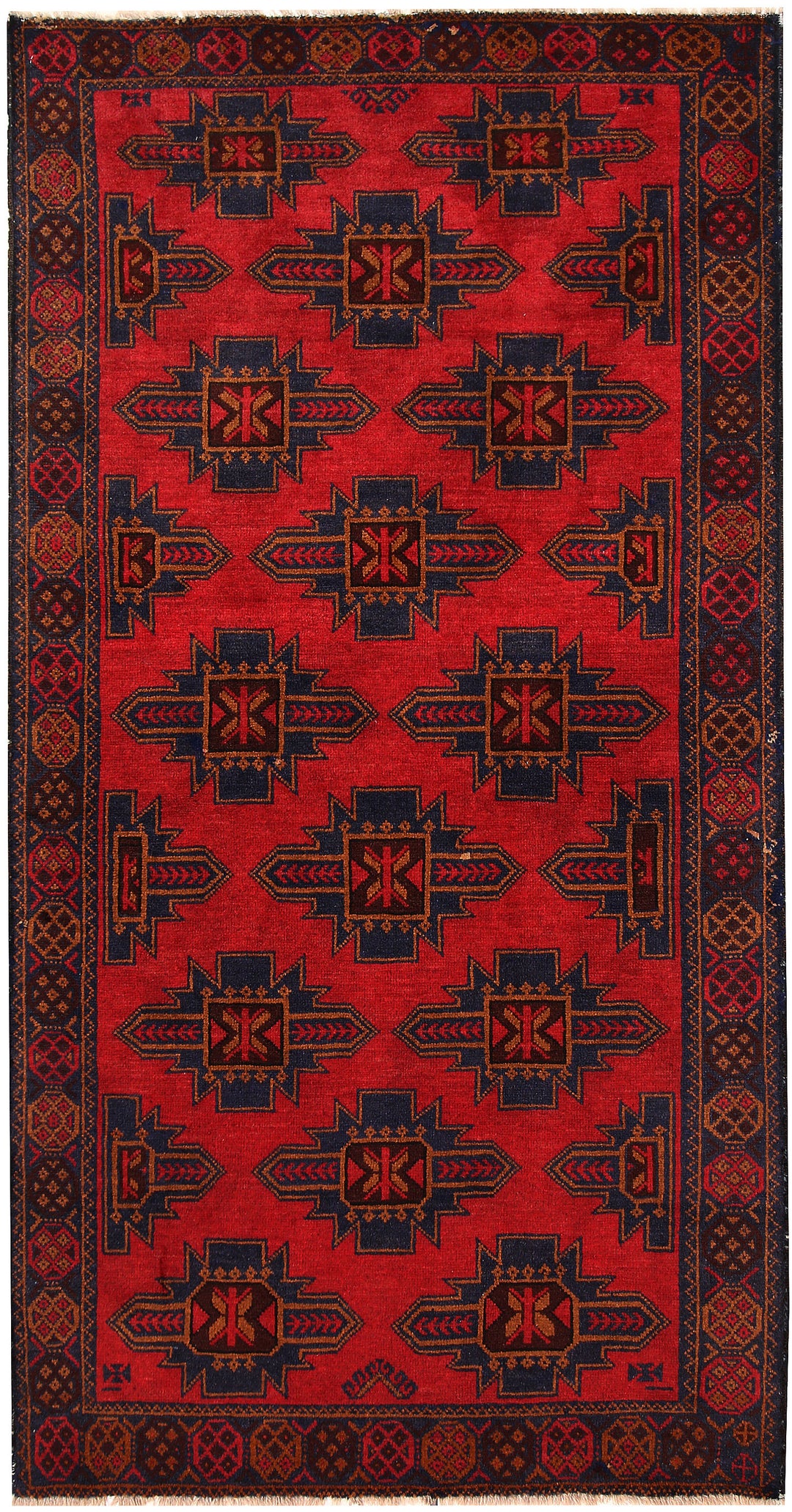 Firebrick Baluchi 3' 3 x 6' 3 - No. 64339 - ALRUG Rug Store