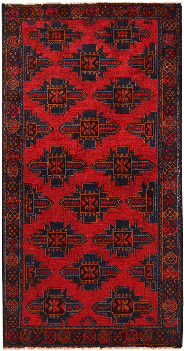 Firebrick Baluchi 3' 3 x 6' 3 - No. 64339 - ALRUG Rug Store