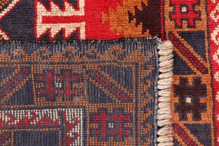 Multi Colored Baluchi 3' 3 x 6' 6 - No. 64340 - ALRUG Rug Store