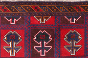 Multi Colored Baluchi 3' 6 x 6' 3 - No. 64341 - ALRUG Rug Store