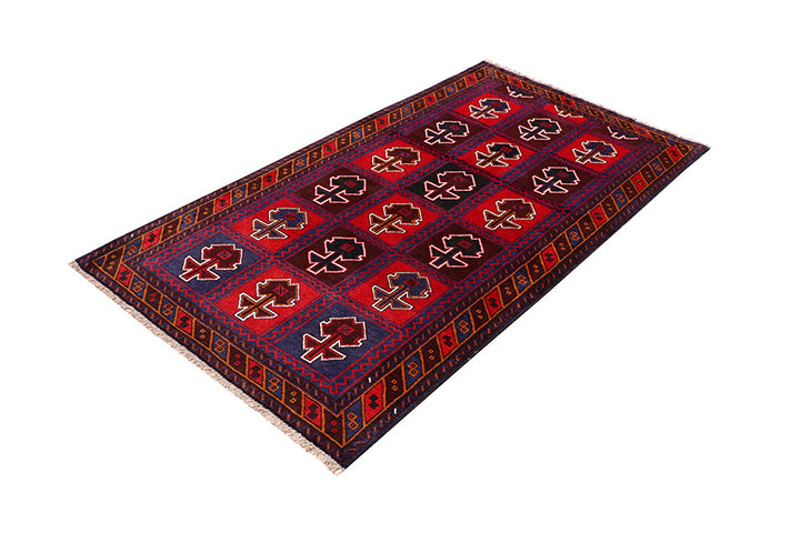 Multi Colored Baluchi 3' 6 x 6' 3 - No. 64341 - ALRUG Rug Store