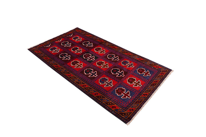 Multi Colored Baluchi 3' 6 x 6' 3 - No. 64341 - ALRUG Rug Store