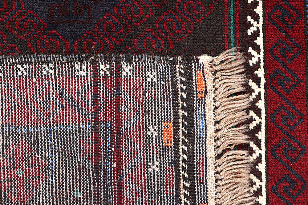 Multi Colored Baluchi 3' 6 x 6' - No. 64343 - ALRUG Rug Store