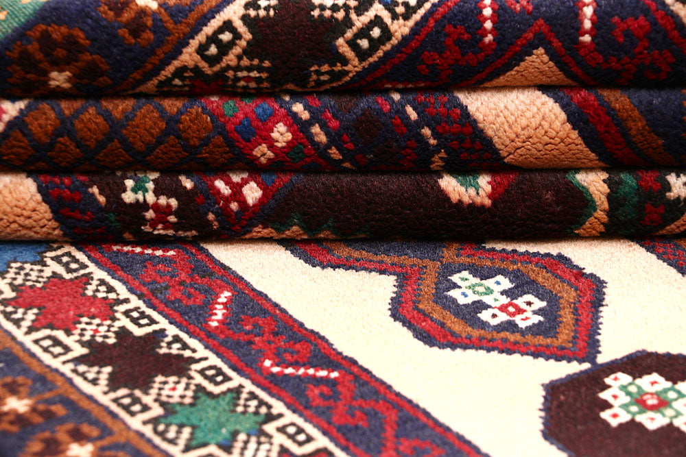 Bisque Baluchi 3' 3 x 6' 7 - No. 64344 - ALRUG Rug Store