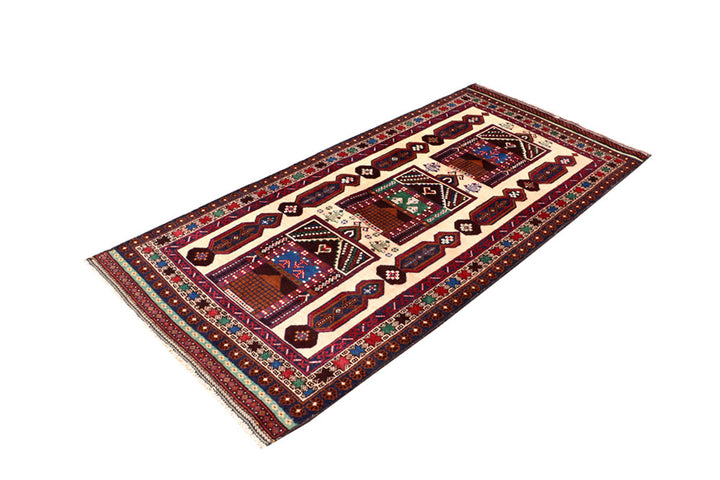 Bisque Baluchi 3' 3 x 6' 7 - No. 64344 - ALRUG Rug Store