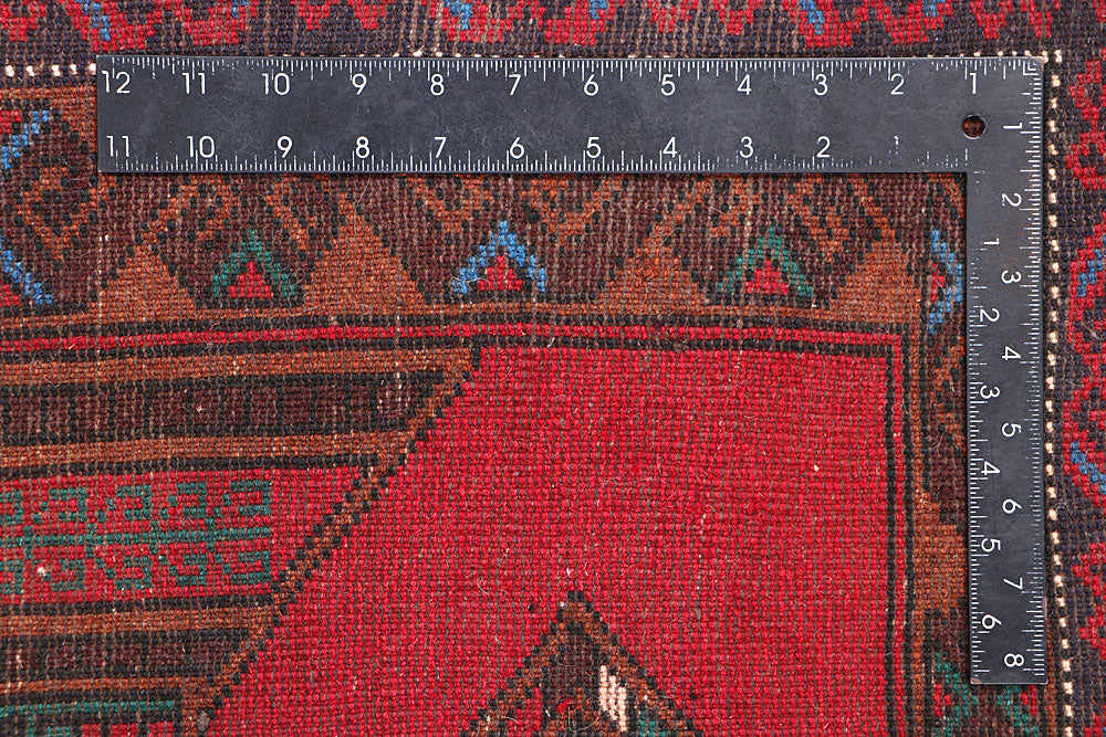 Firebrick Baluchi 3' 9 x 6' 1 - No. 64345 - ALRUG Rug Store