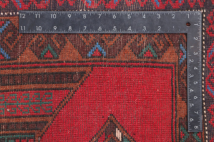 Firebrick Baluchi 3' 9 x 6' 1 - No. 64345 - ALRUG Rug Store