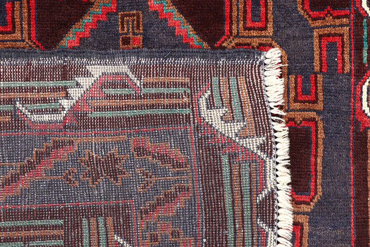 Light Slate Grey Baluchi 3' 6 x 5' 11 - No. 64347 - ALRUG Rug Store