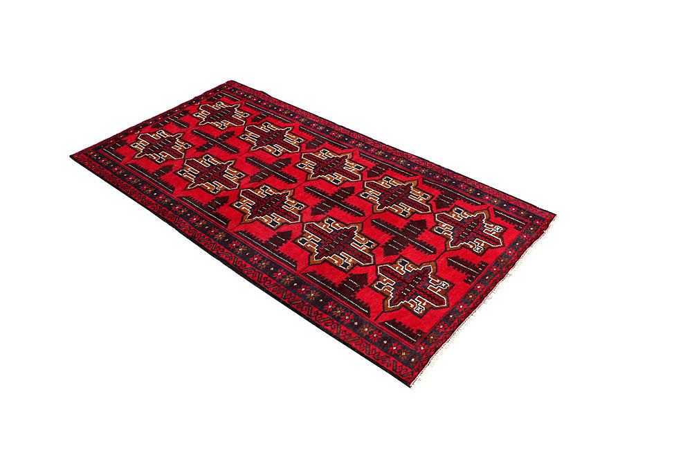 Firebrick Baluchi 3' 4 x 6' 4 - No. 64348 - ALRUG Rug Store