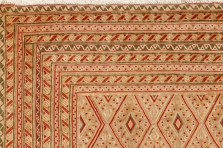 Tan Mashwani 5' 1 x 5' 6 - No. 64378 - ALRUG Rug Store
