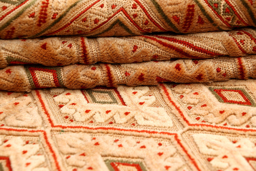 Tan Mashwani 5' 1 x 5' 6 - No. 64378 - ALRUG Rug Store
