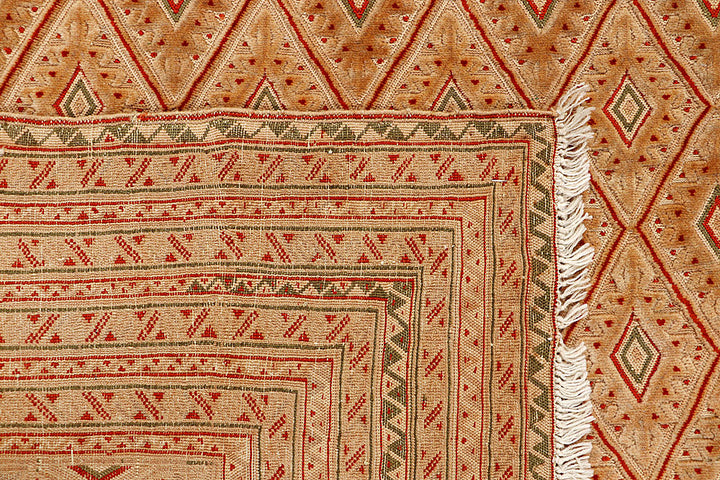 Tan Mashwani 5' 1 x 5' 6 - No. 64378 - ALRUG Rug Store