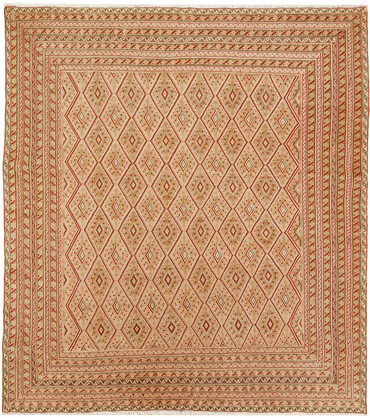 Tan Mashwani 5' 1 x 5' 6 - No. 64378 - ALRUG Rug Store