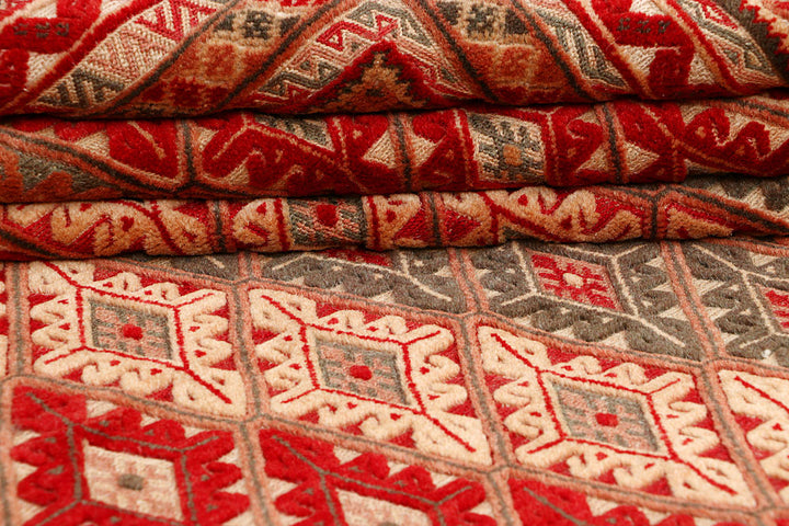 Multi Colored Mashwani 6' 1 x 7' 9 - No. 64390 - ALRUG Rug Store