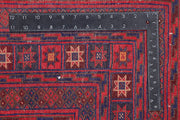 Dark Red Mashwani 5' x 6' 7 - No. 64394 - ALRUG Rug Store