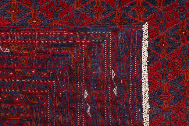 Dark Red Mashwani 6' 9 x 9' - No. 64404 - ALRUG Rug Store