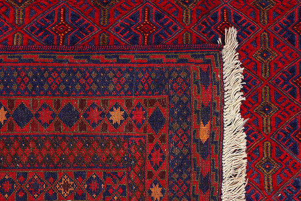 Dark Red Mashwani 6' 8 x 10' - No. 64405 - ALRUG Rug Store