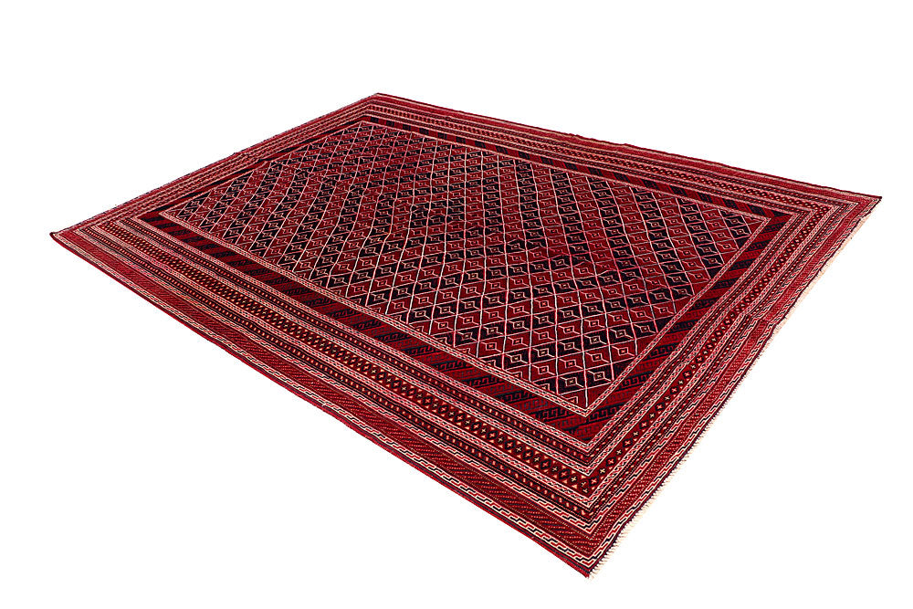 Multi Colored Mashwani 6' 7 x 9' 1 - No. 64408 - ALRUG Rug Store