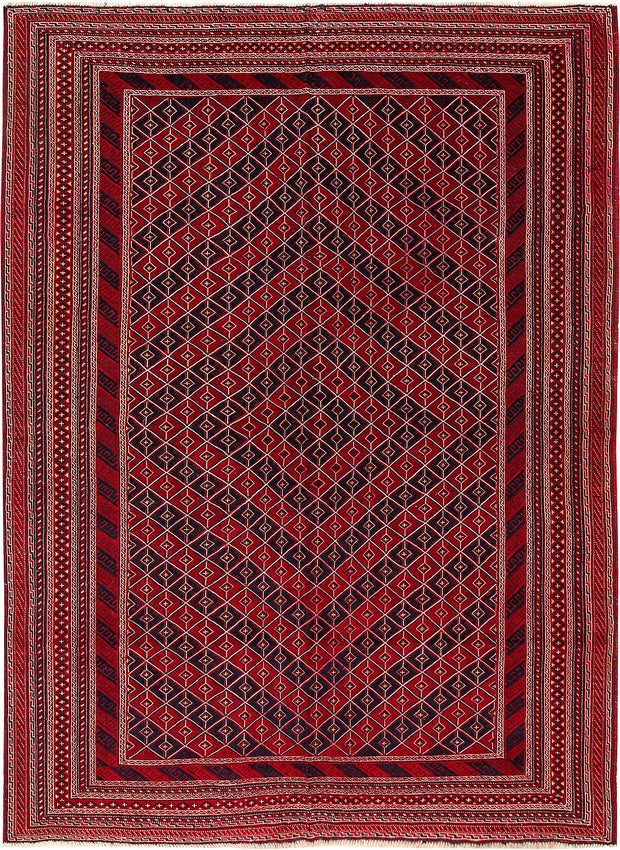 Multi Colored Mashwani 6' 7 x 9' 1 - No. 64408 - ALRUG Rug Store