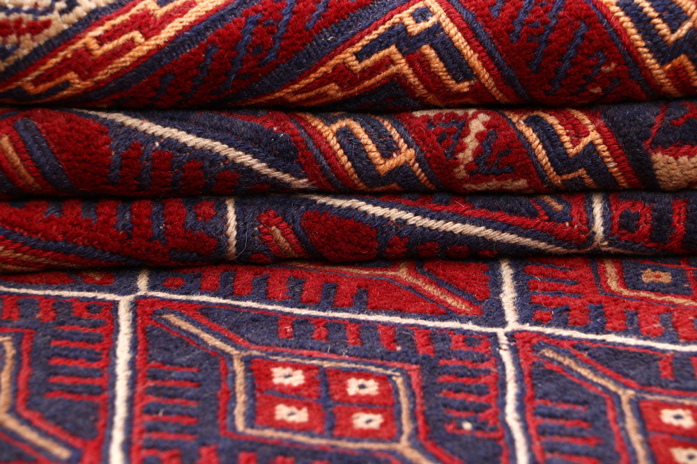 Multi Colored Mashwani 6' 8 x 9' 4 - No. 64409 - ALRUG Rug Store