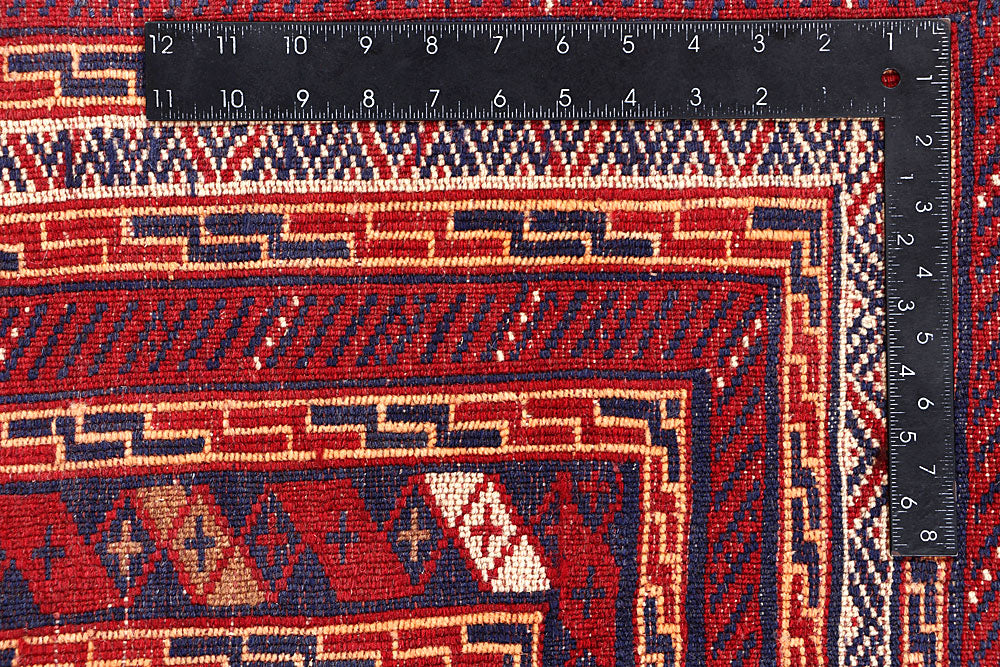 Multi Colored Mashwani 6' 8 x 9' 4 - No. 64409 - ALRUG Rug Store