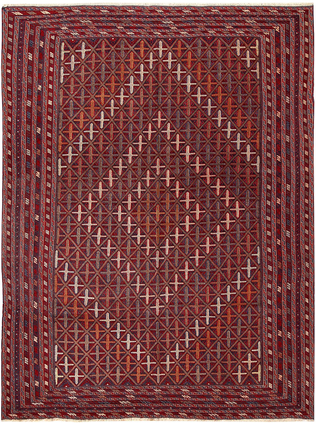 Multi Colored Mashwani 6' 9 x 9' 1 - No. 64410 - ALRUG Rug Store