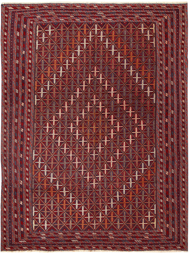 Multi Colored Mashwani 6' 9 x 9' 1 - No. 64410 - ALRUG Rug Store