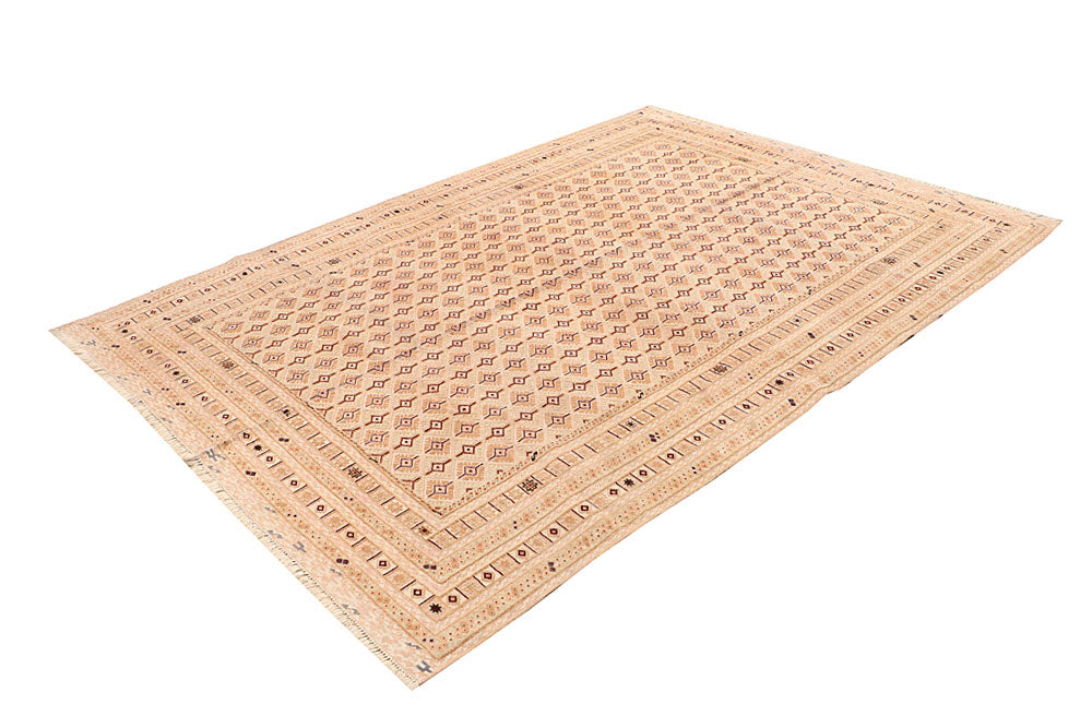 Peach Puff Mashwani 6' 9 x 9' 5 - No. 64413 - ALRUG Rug Store