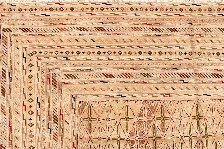 Peach Puff Mashwani 6' 7 x 9' 1 - No. 64415 - ALRUG Rug Store