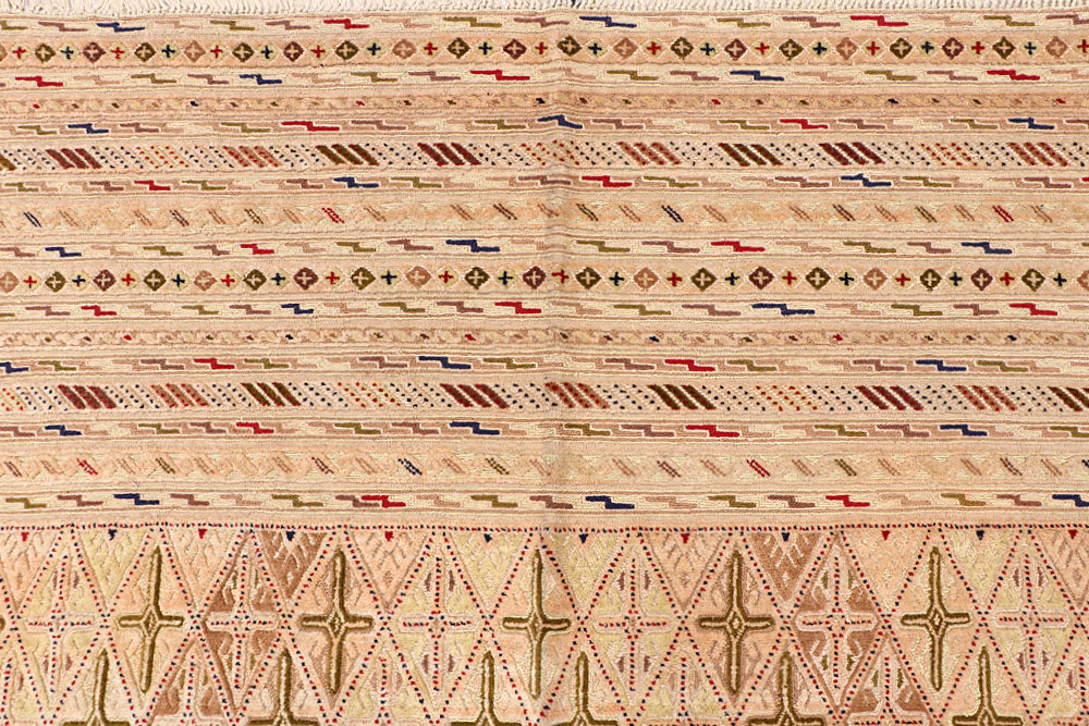 Peach Puff Mashwani 6' 7 x 9' 1 - No. 64415 - ALRUG Rug Store