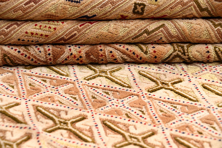 Peach Puff Mashwani 6' 7 x 9' 1 - No. 64415 - ALRUG Rug Store