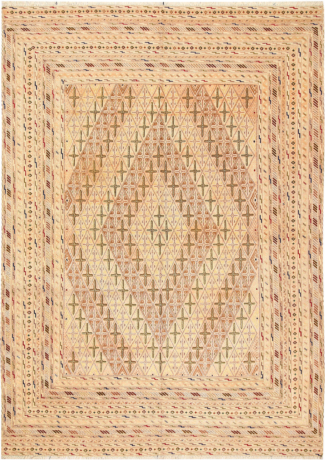Peach Puff Mashwani 6' 7 x 9' 1 - No. 64415 - ALRUG Rug Store