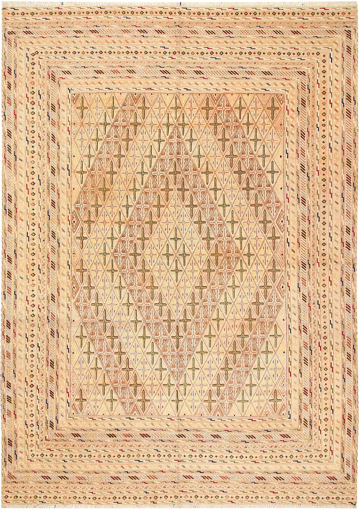 Peach Puff Mashwani 6' 7 x 9' 1 - No. 64415 - ALRUG Rug Store