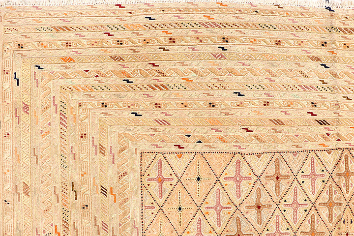 Peach Puff Mashwani 6' 8 x 8' 11 - No. 64417 - ALRUG Rug Store