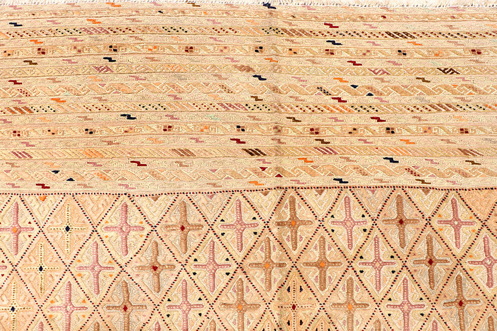 Peach Puff Mashwani 6' 8 x 8' 11 - No. 64417 - ALRUG Rug Store