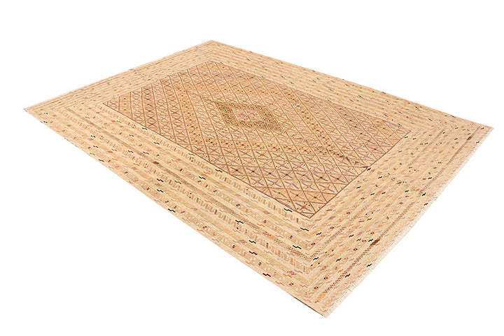 Peach Puff Mashwani 6' 8 x 8' 11 - No. 64417 - ALRUG Rug Store