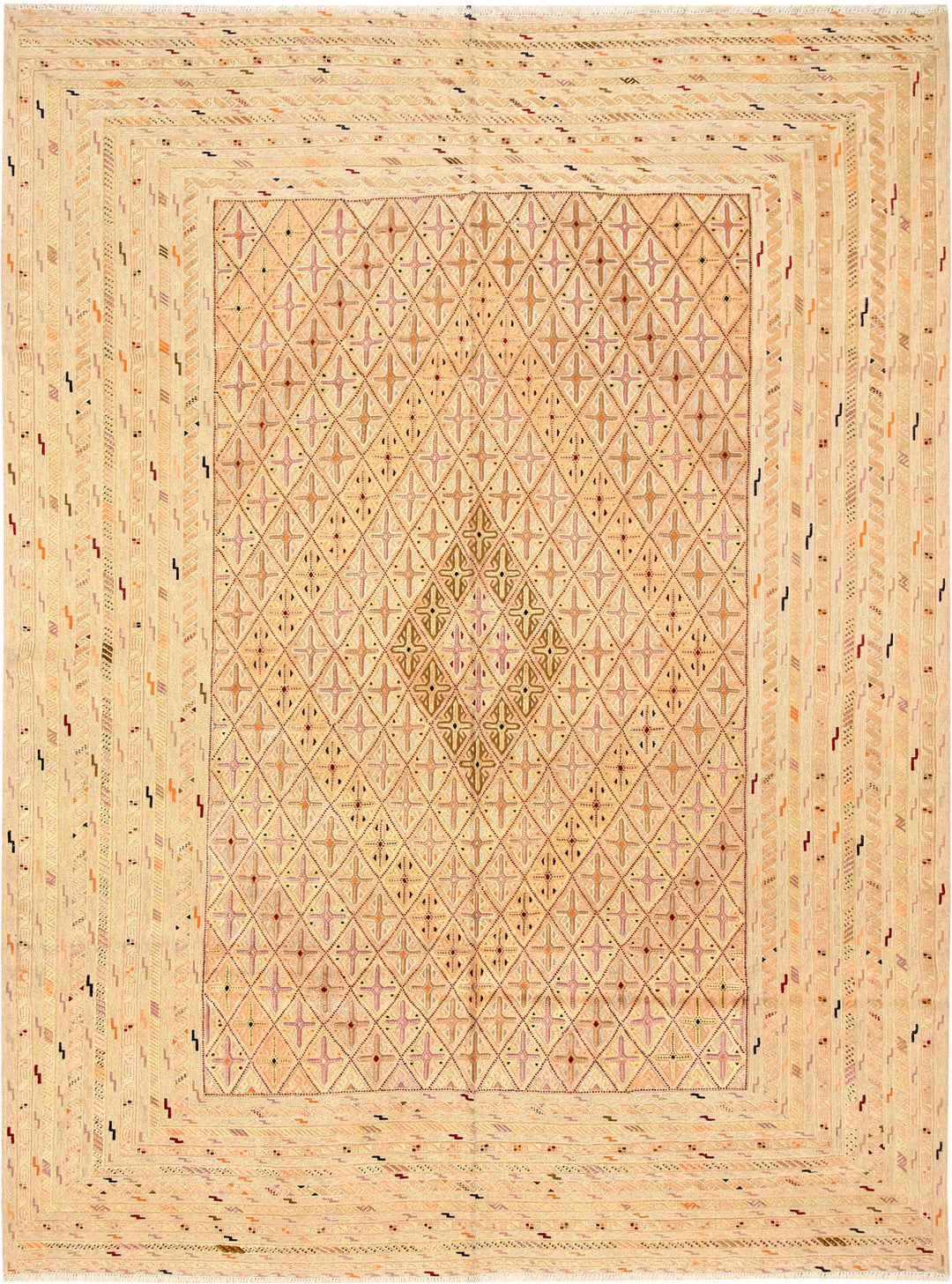 Peach Puff Mashwani 6' 8 x 8' 11 - No. 64417 - ALRUG Rug Store