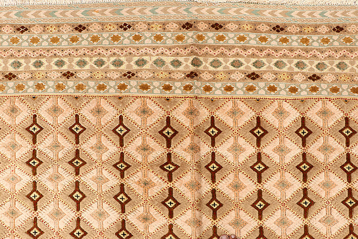 Peach Puff Mashwani 6' 8 x 9' 2 - No. 64419 - ALRUG Rug Store