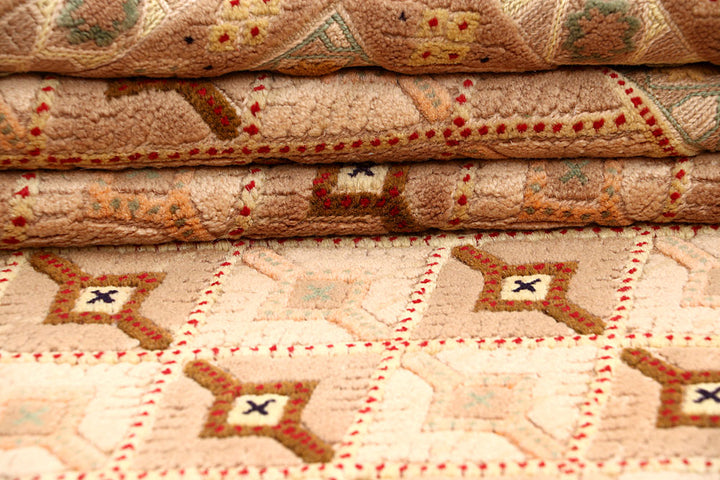 Peach Puff Mashwani 6' 8 x 9' 2 - No. 64419 - ALRUG Rug Store
