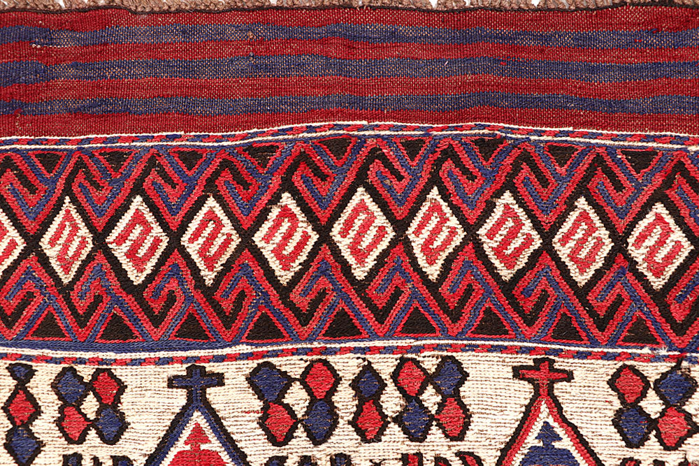 Blanched Almond Soumak 6' 5 x 8' 10 - No. 64422 - ALRUG Rug Store