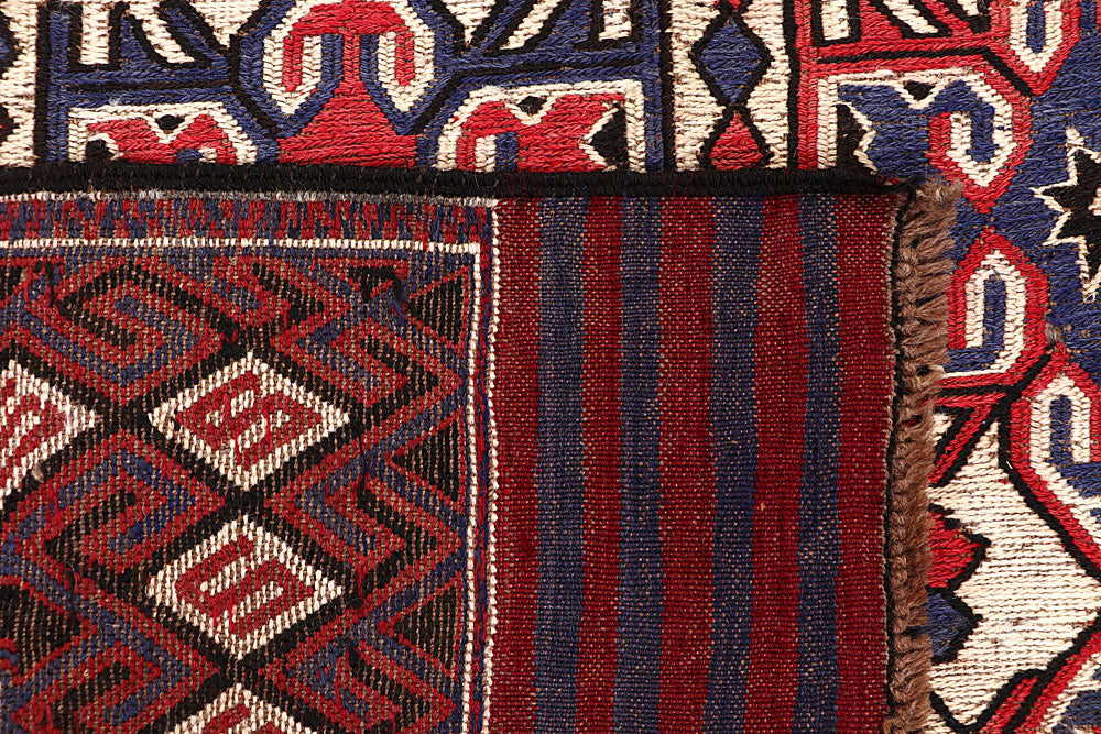 Blanched Almond Soumak 6' 5 x 8' 10 - No. 64422 - ALRUG Rug Store