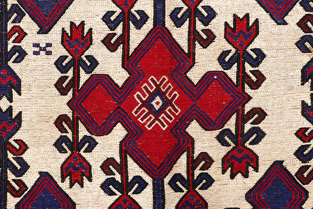 Cornsilk Soumak 6' 9 x 9' 5 - No. 64423 - ALRUG Rug Store