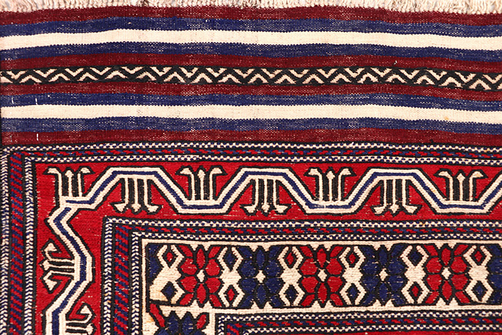 Blanched Almond Soumak 6' 10 x 9' - No. 64424 - ALRUG Rug Store