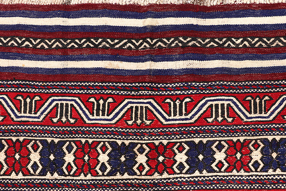 Blanched Almond Soumak 6' 10 x 9' - No. 64424 - ALRUG Rug Store