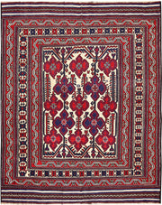 Blanched Almond Soumak 6' 10 x 9' - No. 64424 - ALRUG Rug Store