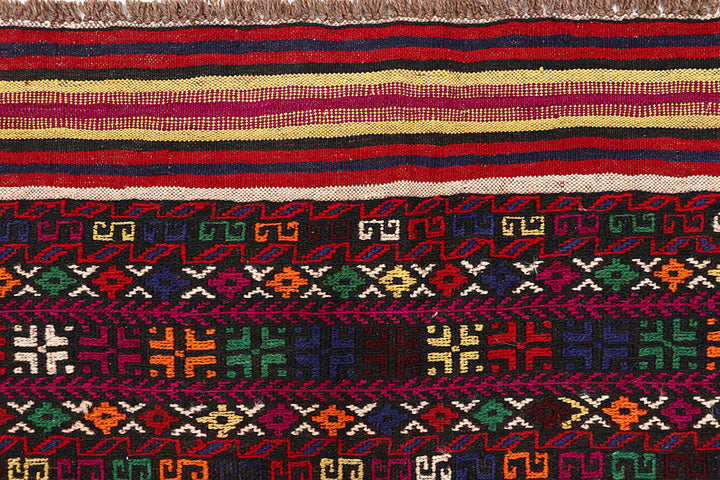 Multi Colored Soumak 6' 7 x 9' 6 - No. 64426 - ALRUG Rug Store