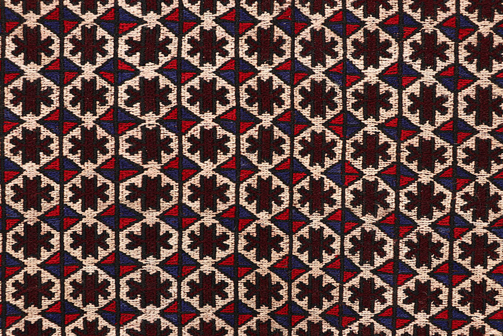 Multi Colored Soumak 6' 7 x 9' 6 - No. 64426 - ALRUG Rug Store